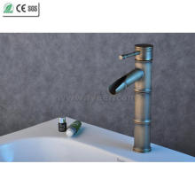 Antique Copper Bamboo Waterfall Bathroom Basin Mixer Faucet (Q3050A)